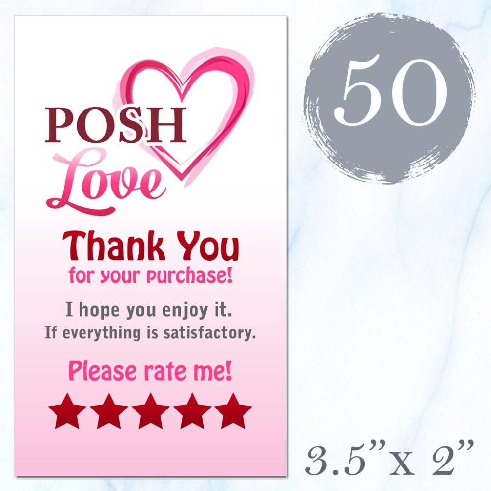50 Thank You Cards